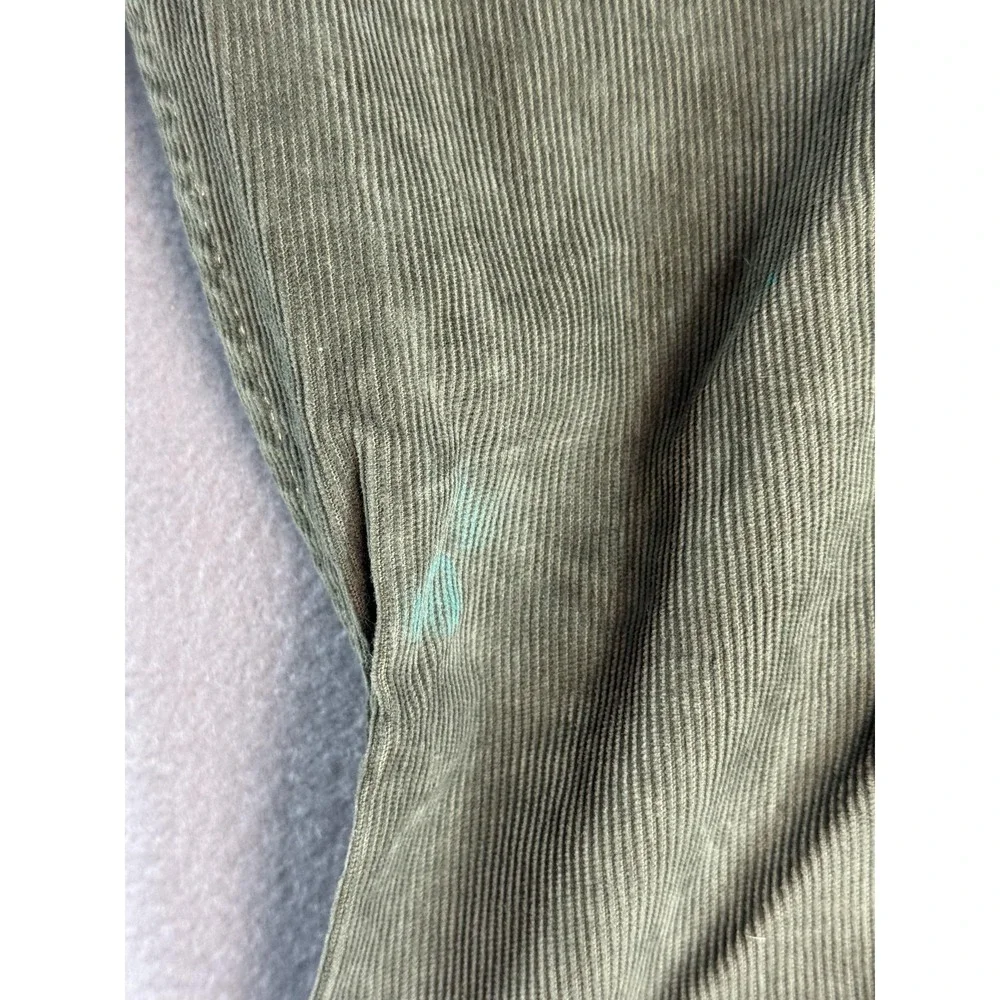 Levi's 514 Pants Mens 31x30 Green Regular Fit Corduroy Khakis Casual 5-Pocket